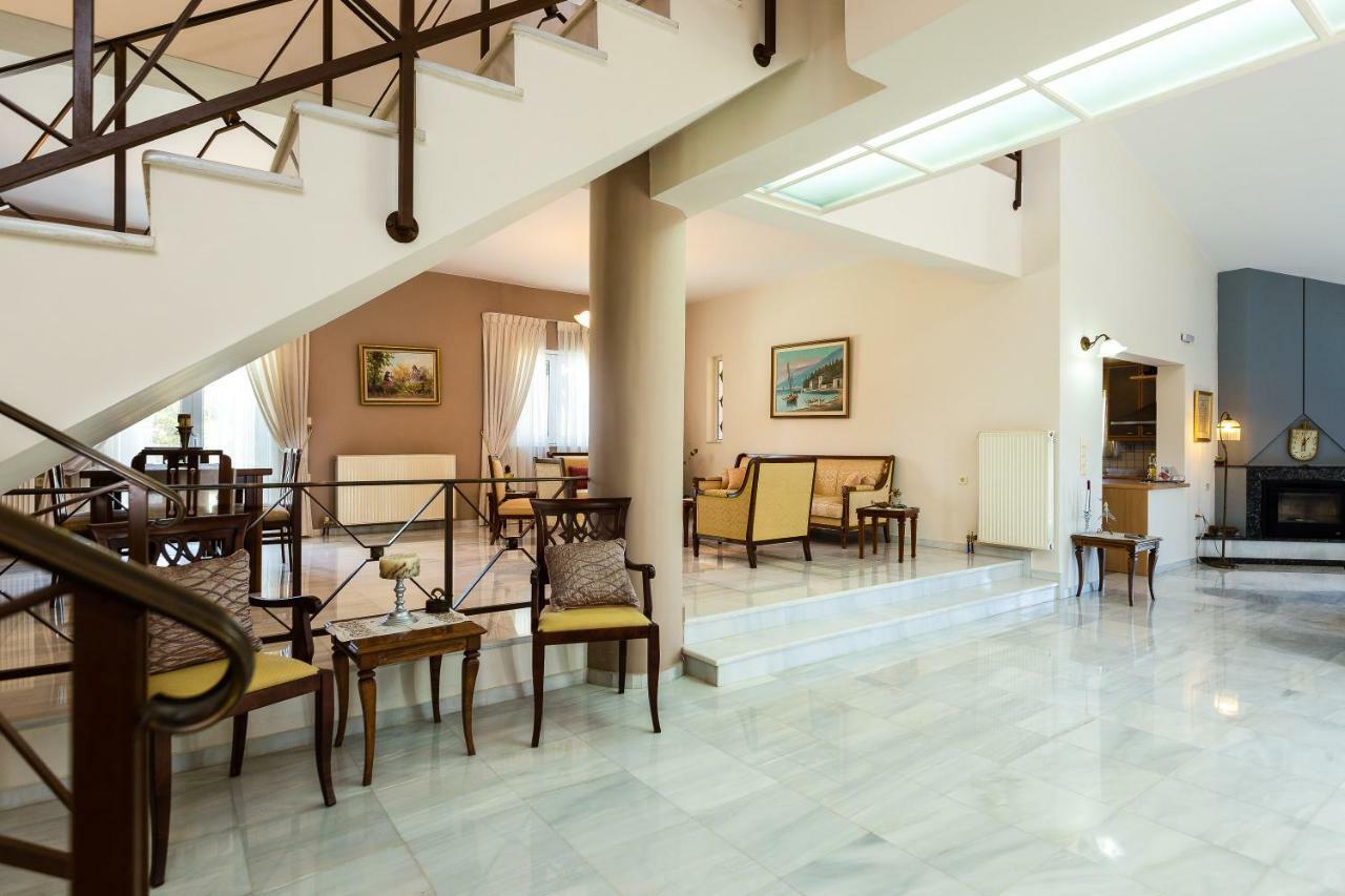 Carpe Diem-Luxury Villa With Private Pool Agia Paraskevi  المظهر الخارجي الصورة