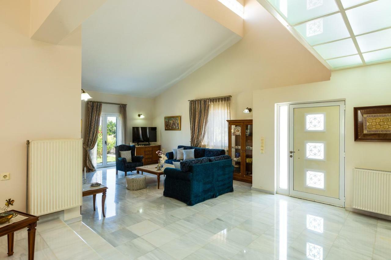 Carpe Diem-Luxury Villa With Private Pool Agia Paraskevi  المظهر الخارجي الصورة