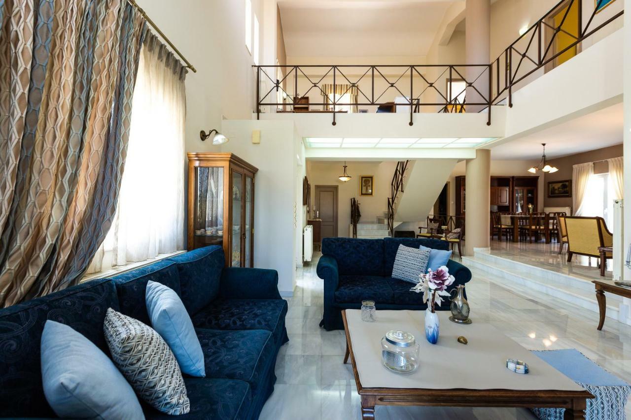 Carpe Diem-Luxury Villa With Private Pool Agia Paraskevi  المظهر الخارجي الصورة