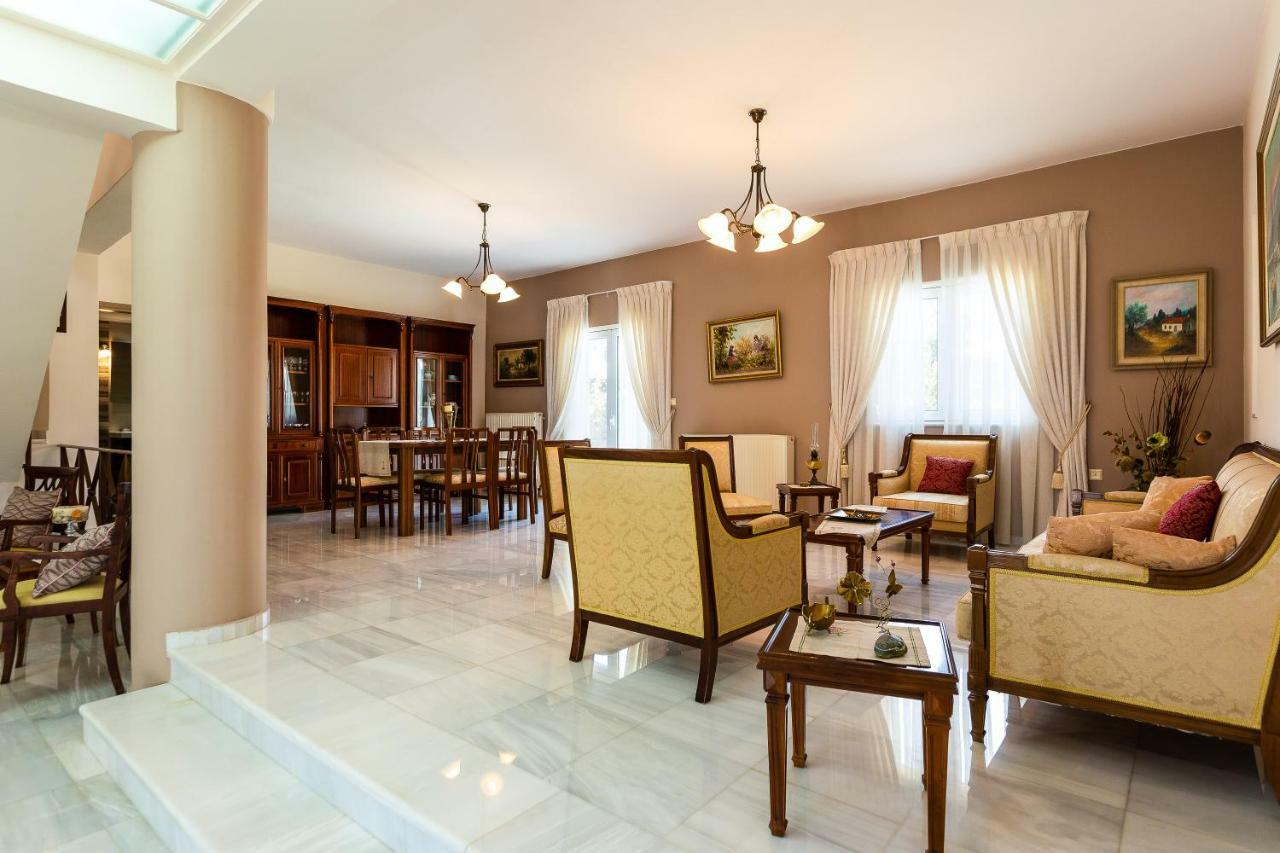 Carpe Diem-Luxury Villa With Private Pool Agia Paraskevi  المظهر الخارجي الصورة
