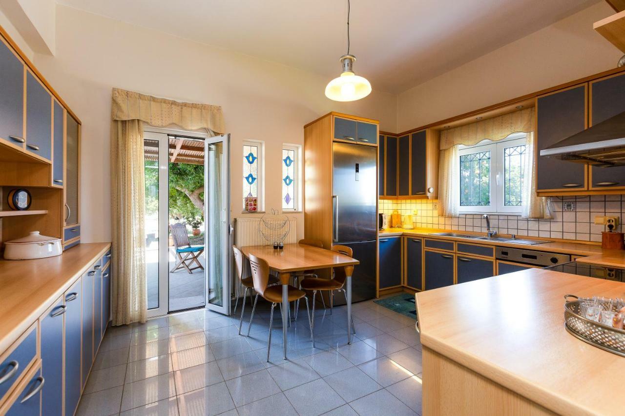 Carpe Diem-Luxury Villa With Private Pool Agia Paraskevi  المظهر الخارجي الصورة