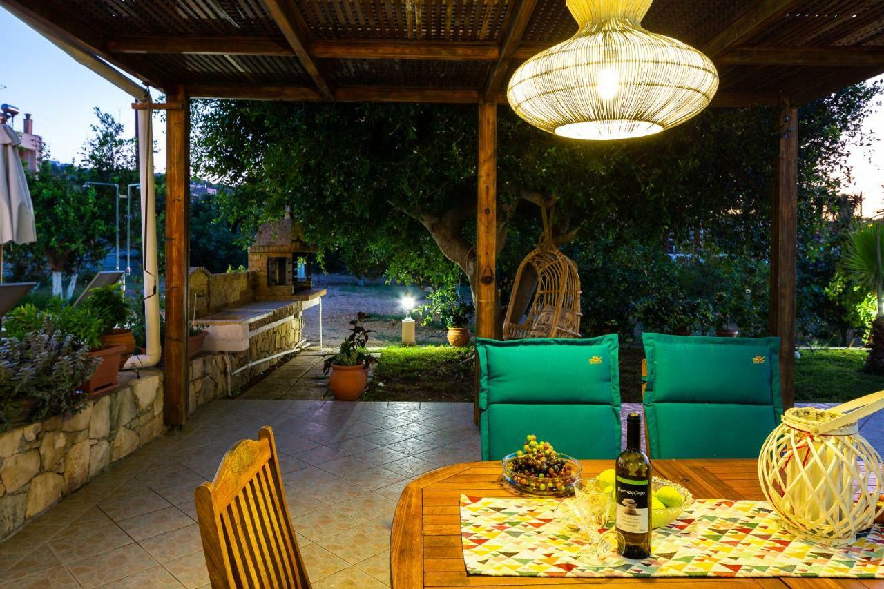 Carpe Diem-Luxury Villa With Private Pool Agia Paraskevi  المظهر الخارجي الصورة