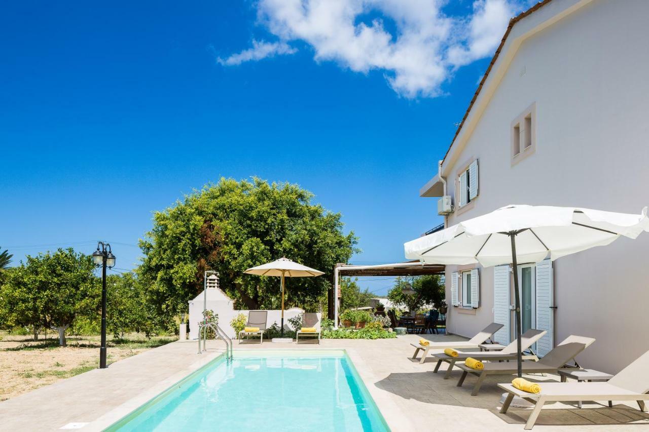 Carpe Diem-Luxury Villa With Private Pool Agia Paraskevi  المظهر الخارجي الصورة