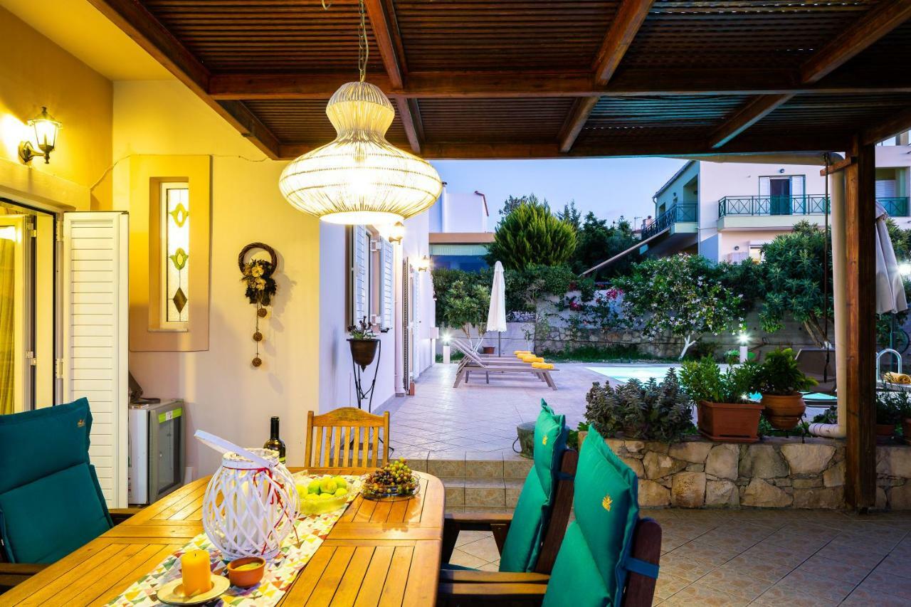 Carpe Diem-Luxury Villa With Private Pool Agia Paraskevi  المظهر الخارجي الصورة